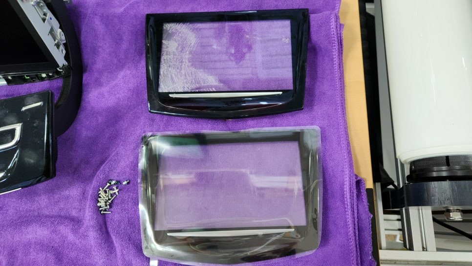 캐딜락 ATS 순정 터치 패널 파손으로 순정터치 패널 교체 작업 / 인천, 부평, 부천