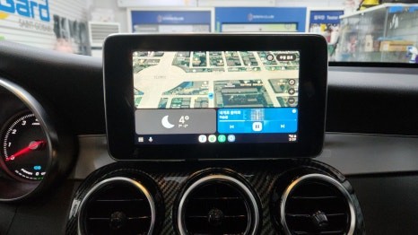 인천 벤츠GLC X253 안드로이드오토 무선 애플카플레이 장착 / 인천, 부평, 부천