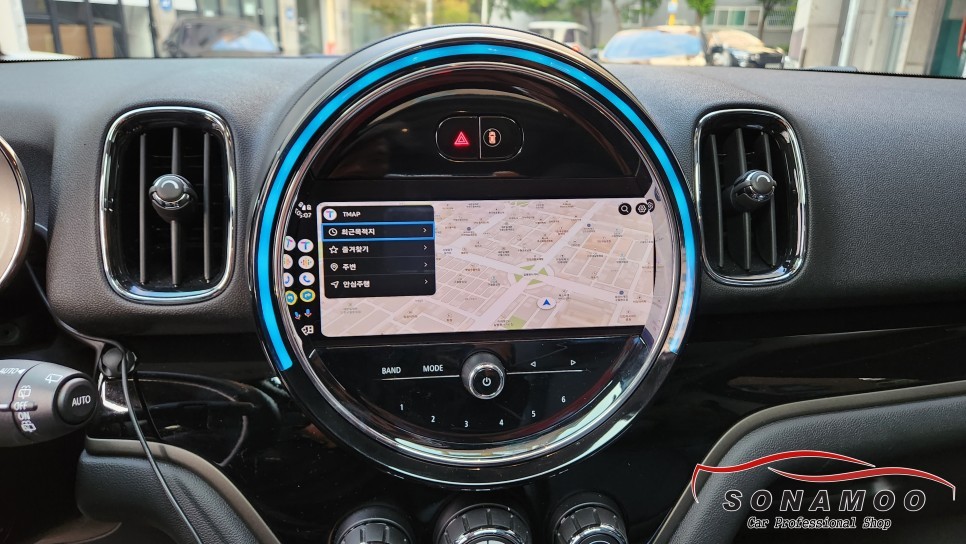 미니쿠퍼 컨트리맨 23년형 F60 안드로이드 오토 티맵 멜론 사용 가능하게 만들기 / 인천, 부평, 부천