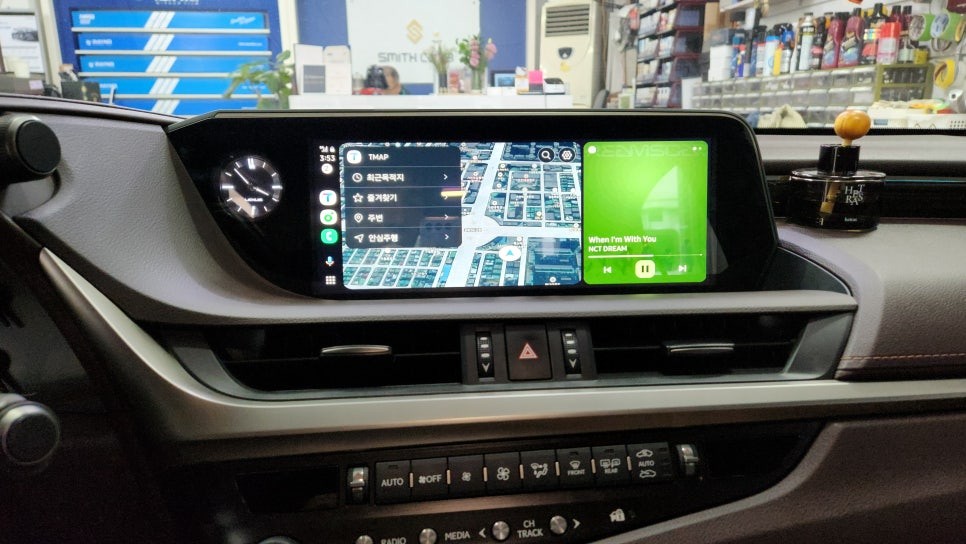 인천 렉서스 ES300h 카플레이 안드로이드 오토 터치 작업 / 인천, 부평, 부천