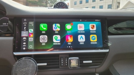 포르쉐 카이엔 카플레이 풀스크린 안드로이드 오토 활성화 작업 / 인천, 부평, 부천