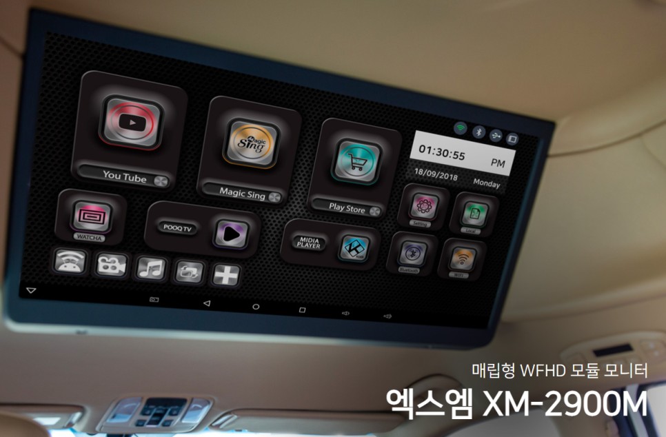 시흥 카니발KA4 노블클라쎄 하이리무진!후석 순정 TV모니터 탈거후 29인치 모니터로 교체후기!! / 시흥시 은행동