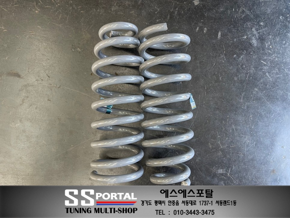 쌍용자동차 카이런 하체튜닝 빅풋스프링2인치 + 우레탄 부싱 업패드 장착 / 평택, 안성, 오산