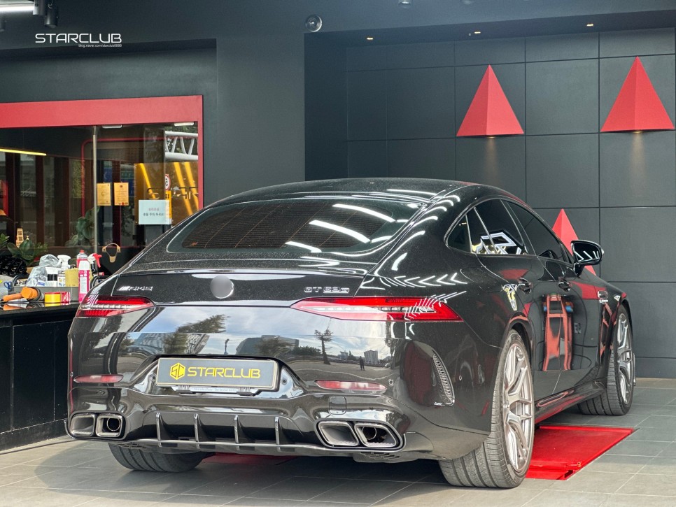 벤츠 AMG GT43, 리얼 카본 윙 스포일러 튜닝 후기