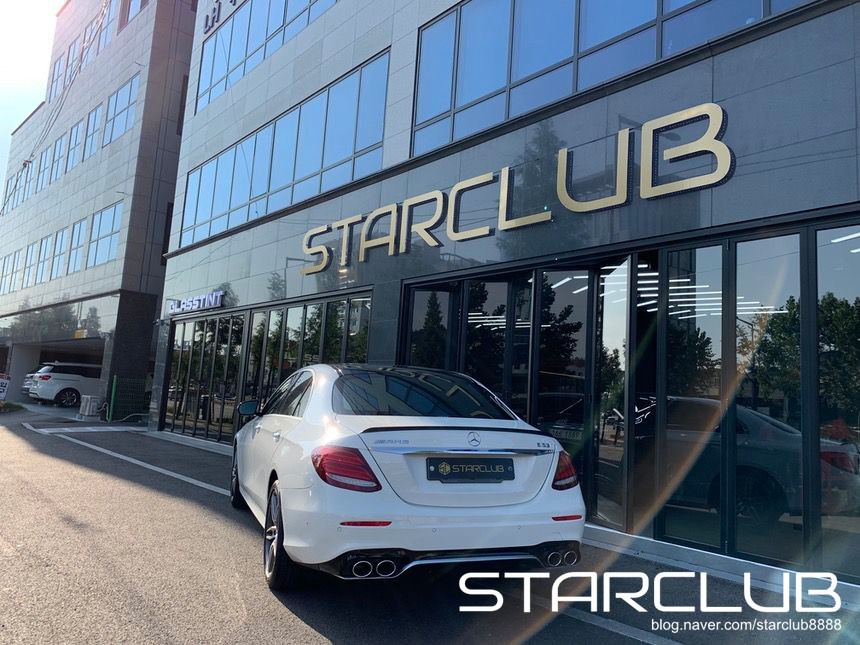 벤츠 w213 E클래스 E53 AMG 디퓨저 머플러 팁 장착 / 수원, 부천, 부평, 인천