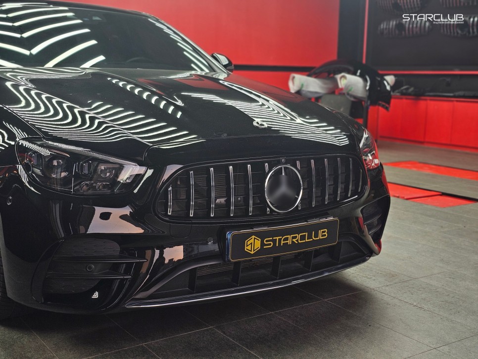 벤츠 E350 AMG line 전면부 튜닝으로 포인트 주기!