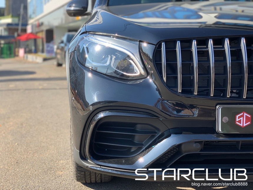 벤츠 x253 GLC 350e GLC63 AMG 바디킷 앞 범퍼