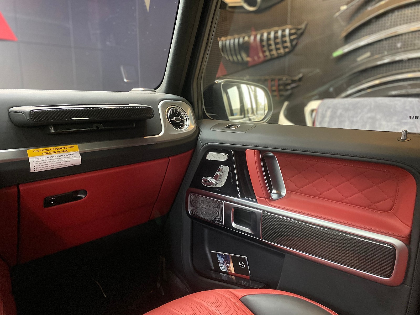 벤츠지바겐 G63 실내인테리어 핸들교체와 실내트림 파츠 시공 후기 #스타클럽 #리얼카본 / 수원, 부천, 부평, 인천