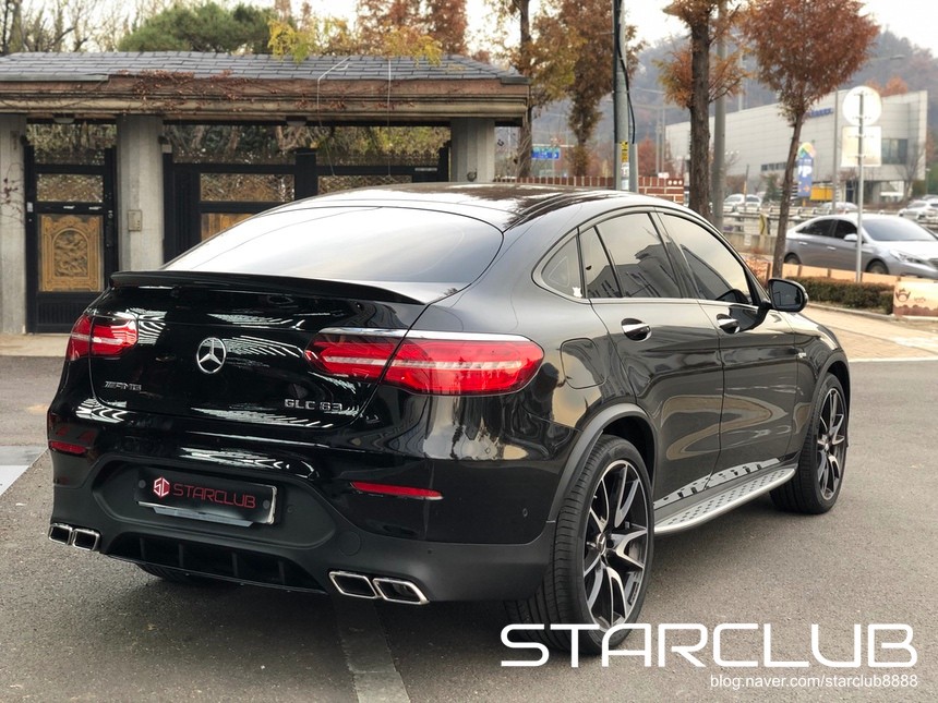 벤츠 c253 GLC쿠페 GLC63 AMG 바디킷 디퓨저 장착 / 수원, 부천, 부평, 인천