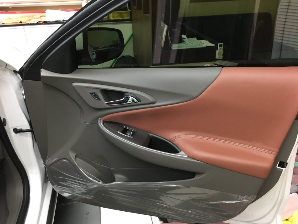 올뉴말리부 시트 커버링 교체(가죽시트) / 충남 천안