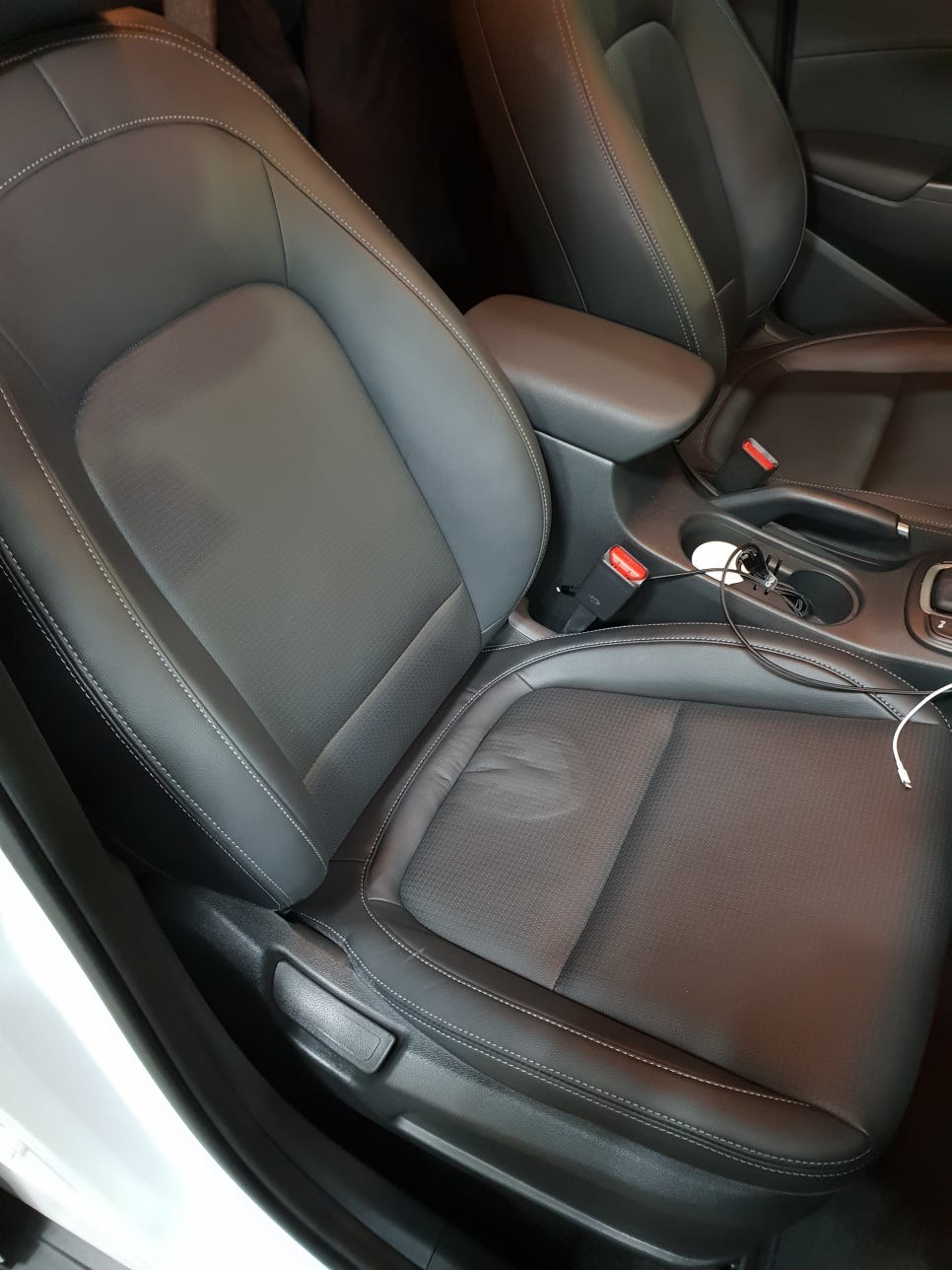 코나 시트 커버링 교체 / 충남 천안