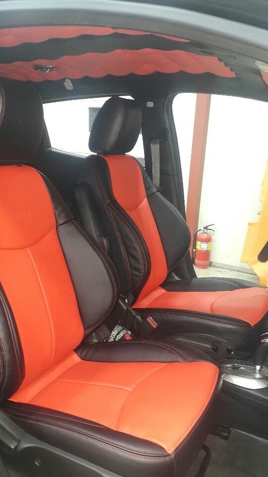 더넥스트 스파크 천장엠보싱&시트커버링 교체 / 충남 천안