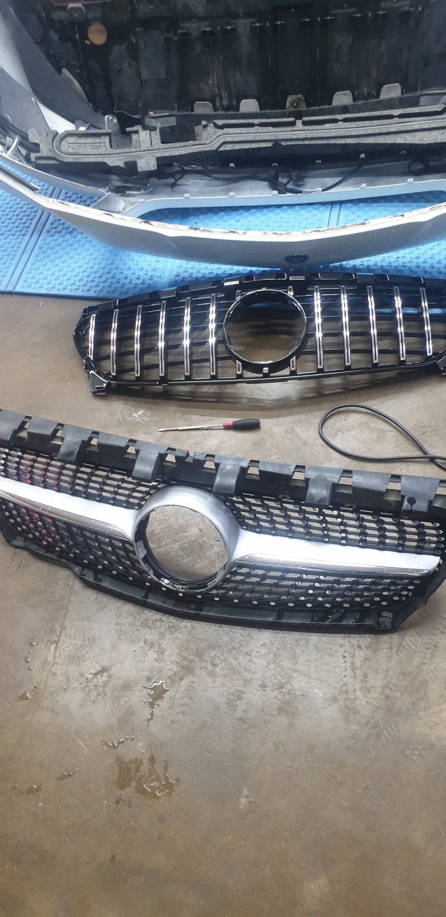 벤츠 cla (w117) 세로그릴 / 충남 천안