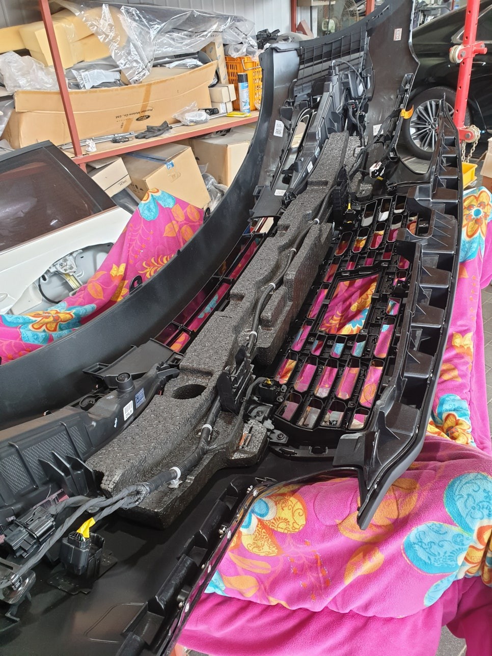 eq900 프론트범퍼 조립 / 충남 천안