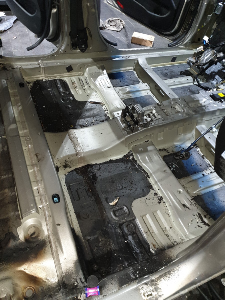 k7 플로어배선 교체 / 충남 천안