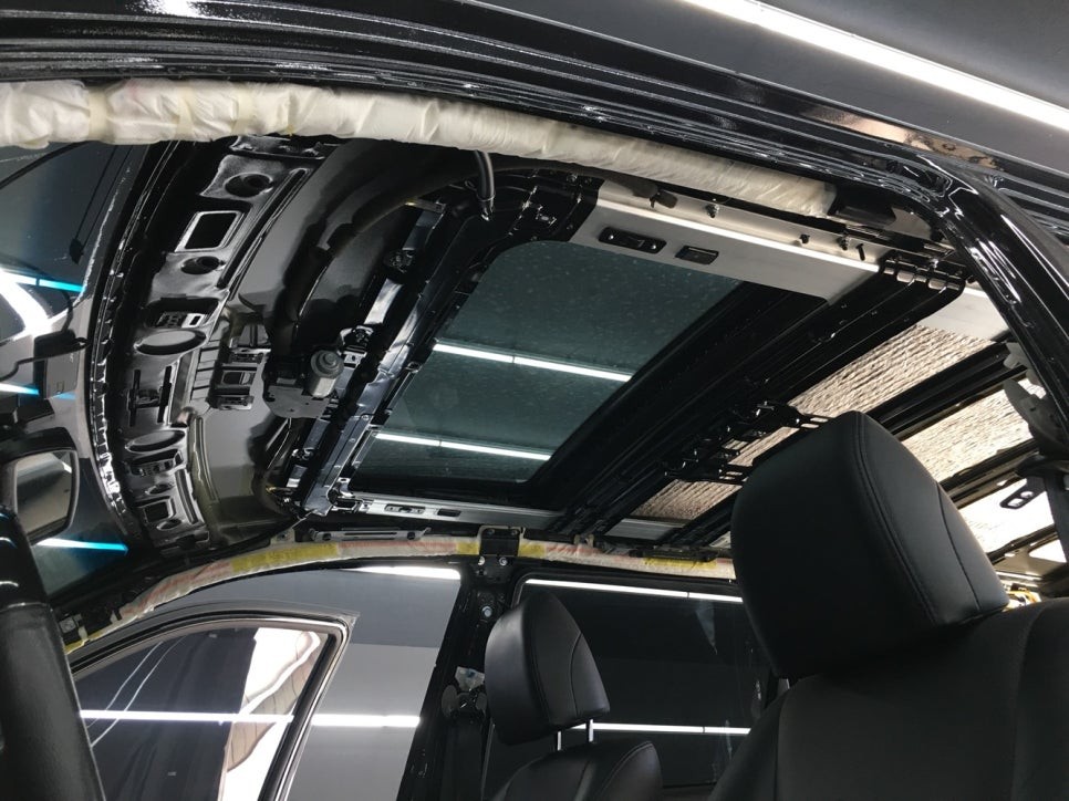 모하비 천장 엠보싱&천장방음 / 충남 천안