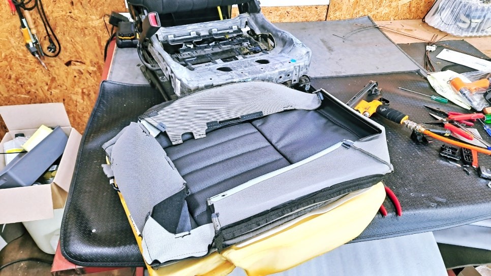 천안 제네시스 BH 열선 단선 시트 커버링!! 열선시트 단선 수리??