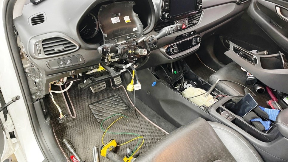 천안 I30 핸들 열선 장착!! 자동차 핸들 열선 견적??