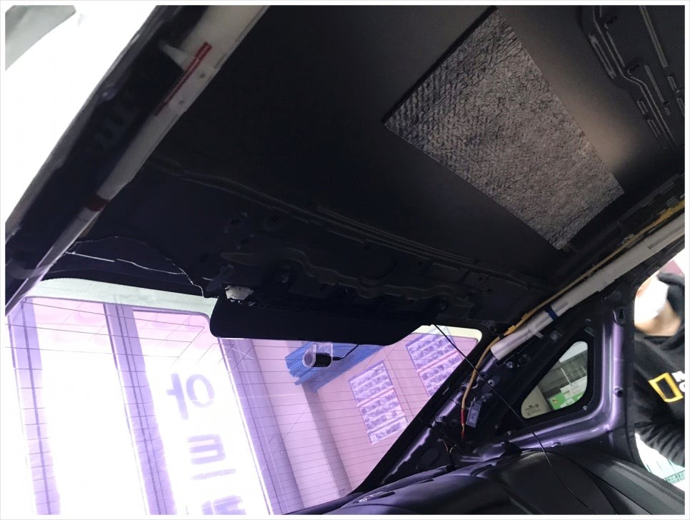 천안 자동차 천장 엠보싱 시공!! 자동차 천장 엠보싱 견적?? 그랜저 HG 천장 엠보싱 얼마??