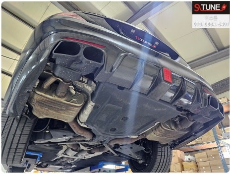 경기남부 / 벤츠 S63amg 브라부스 디퓨저에 전자식 가변배기 튜닝으로 최대배기음 만들기. 에스튠 / 경기 시흥 / 시흥.안산