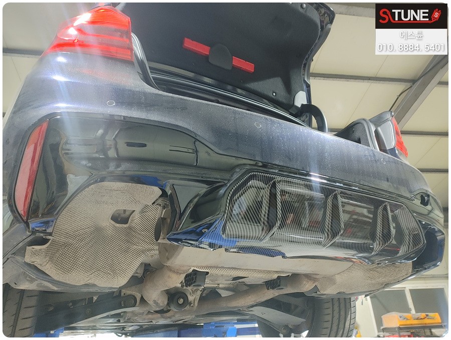 BMW550d M퍼포먼스 리어 디퓨저 M카본 듀얼팁 튜닝. 에스튠 / 경기 시흥