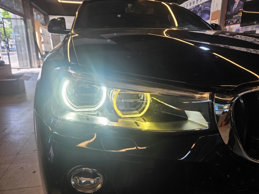 bmw x4 f25 황변수리 작업과 라이트 커버교체 / 광주 북구
