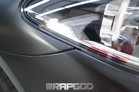 일산 BMW 5시리즈 520d 에이버리 사틴블랙 전체랩핑 시공 / 김포 양촌읍