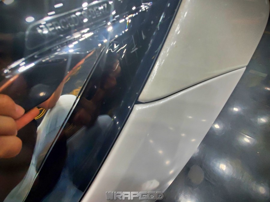 벤츠 S63 AMG 부분 랩핑, 에이버리 다이아몬드화이트 시공 by 김포 랩갓 / 김포 양촌읍