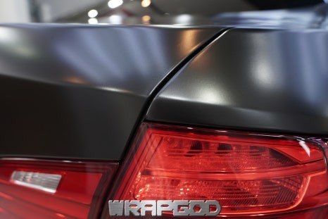 일산 BMW 5시리즈 520d 에이버리 사틴블랙 전체랩핑 시공 / 김포 양촌읍