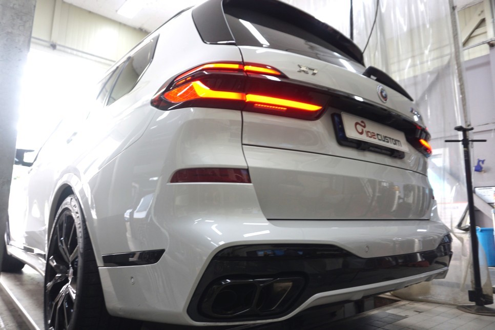 BMW G07 X7 M60i V8 강력한 배기음 제대로 느끼는 배기 튜닝 완성하였습니다. / 서울 동작구