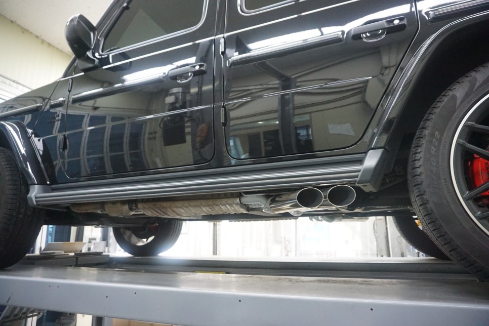 벤츠 W464 G63AMG V8 호랑이 배기음 확실하게 심었습니다. / 서울 동작구