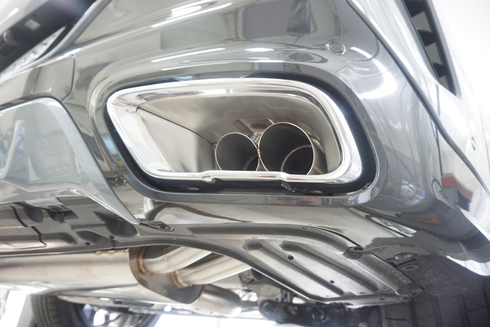 BMW X5 40i 배기 튜닝 구조변경X 브릴란테 가변 배기 시스템 장착하였습니다 / 서울 동작구