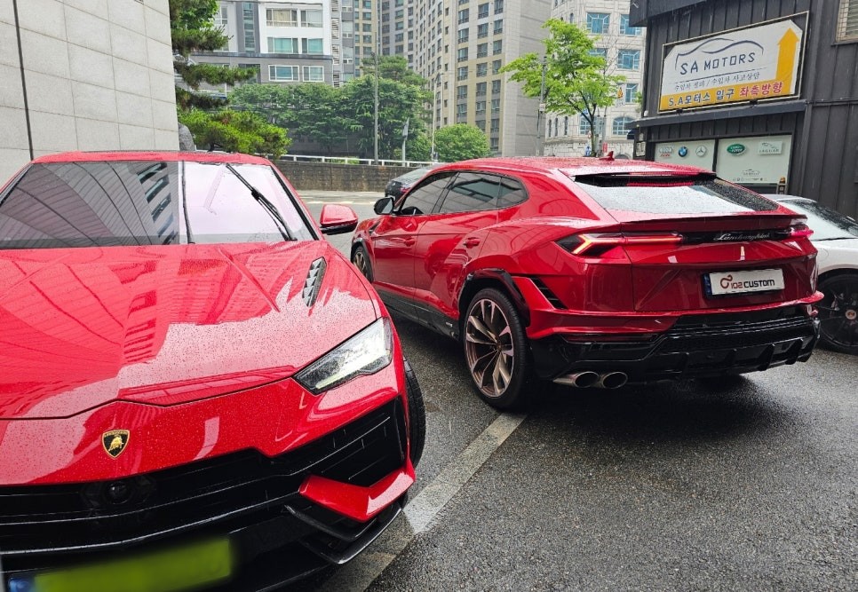 람보르기니 우루스 퍼포만테 아크라포빅 배기음 증폭! 가변 모듈 작업기