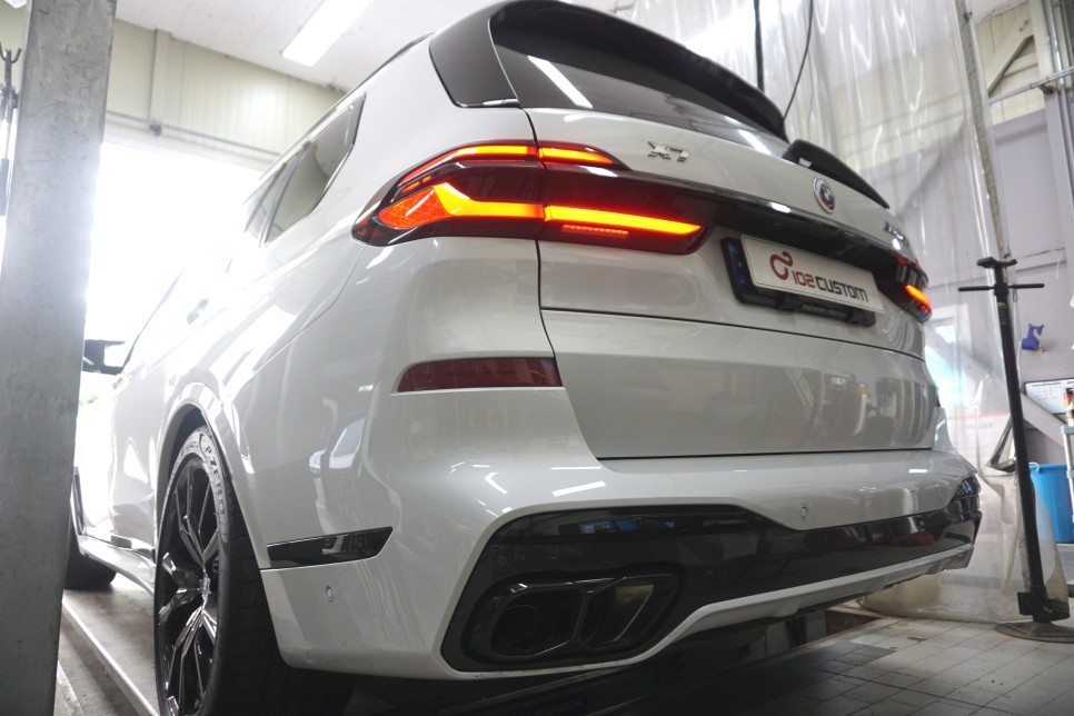 BMW G07 X7 M60i V8 강력한 배기음 제대로 느끼는 배기 튜닝 완성하였습니다. / 서울 동작구