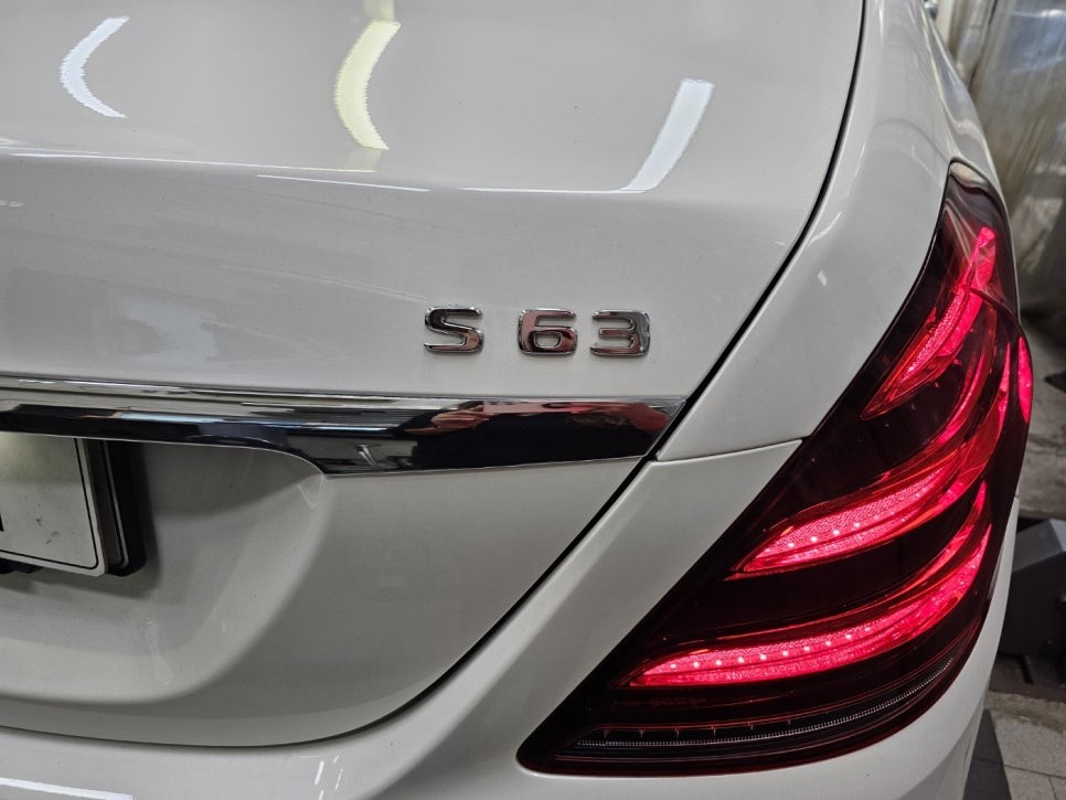 벤츠 S63AMG 배기 튜닝 페이스리프트 중통 엔드 작업으로 사운드 증폭시켰습니다. / 서울 동작