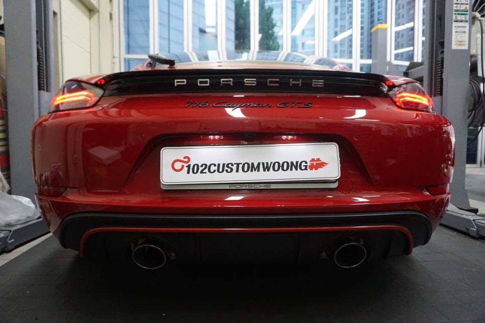포르쉐 718 카이맨 GTS 4.0 카그래픽 리모컨 컨트롤러 작업 / 서울 동작