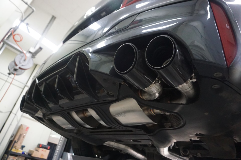 BMW F90 M5 배기 튜닝 브릴란테 가변 배기 시스템 장착 구조변경X / 서울 동작구