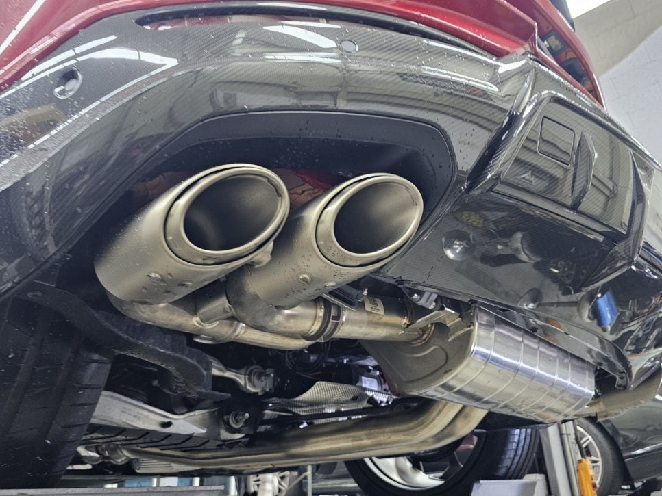 람보르기니 우루스 퍼포만테 아크라포빅 배기음 증폭! 가변 모듈 작업기