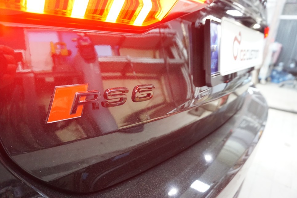 아우디 RS6 아반트 초강력 V8 배기 튜닝 중통 엔드 모듈 세팅하였습니다. / 서울 동작구
