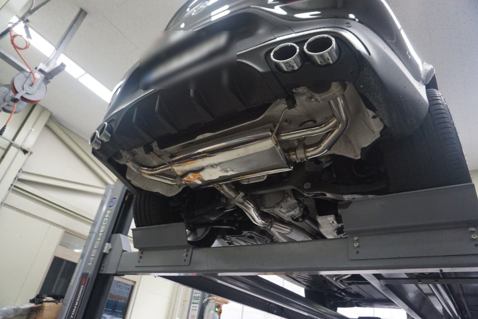 벤츠 GLC43AMG 페이스리프트 배기 튜닝 아미트릭스 배기 시스템 적용 / 서울 동작