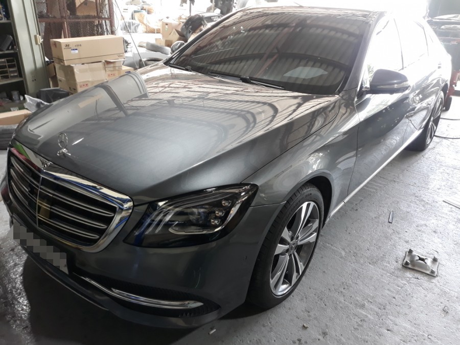 [대전휠복원][써니휠] 벤츠 S400 19인치 다이아몬드커팅 휠복원 / 대전 유성구 노은동