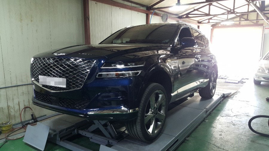 [대전휠복원][써니휠] 제네시스 GV80 21인치 휠복원 / 대전 유성구 노은동