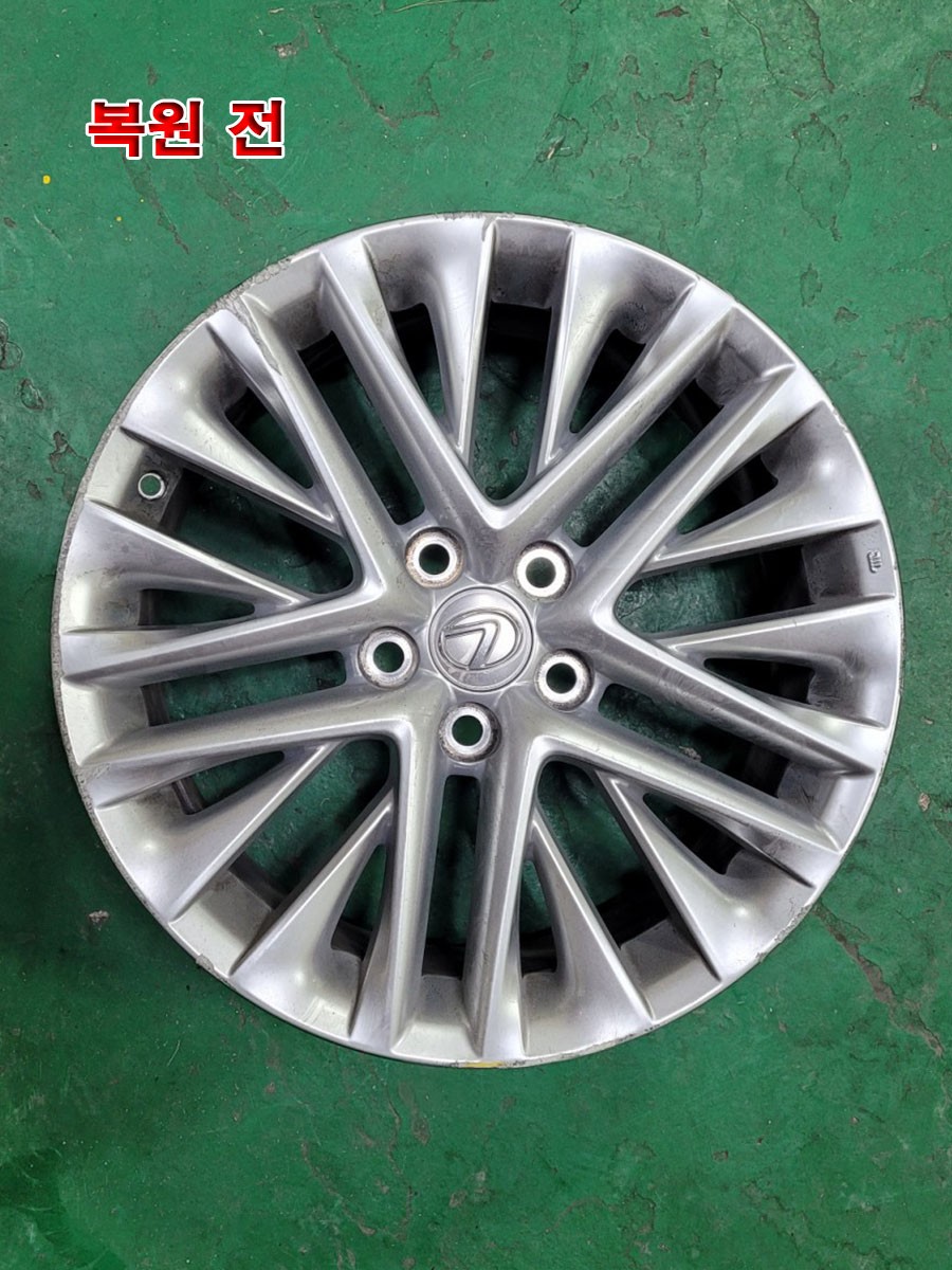 [대전휠복원][써니휠] 렉서스 ES350 18인치 휠복원 / 대전 유성구 노은동