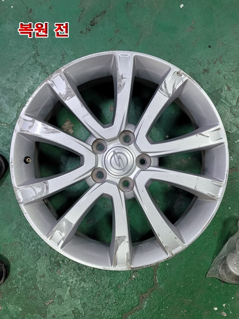 [대전휠복원][써니휠] 쌍용 티볼리 18인치 휠복원 / 대전 유성구 노은동