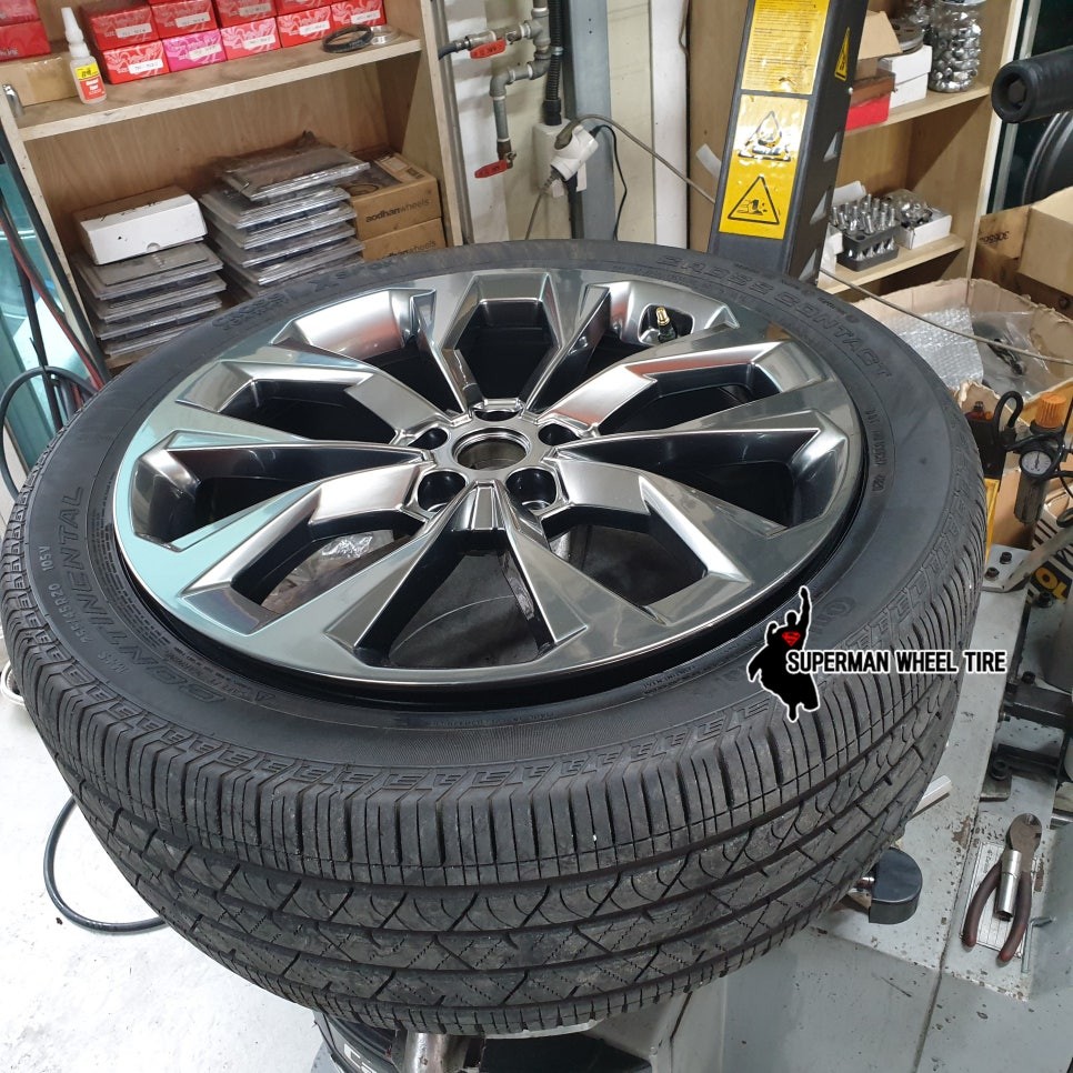 [전주휠수리잘하는곳] 쏘렌토 MQ4 20인치 순정휠 휠복원 휠도색 작업 / 전주시 덕진구