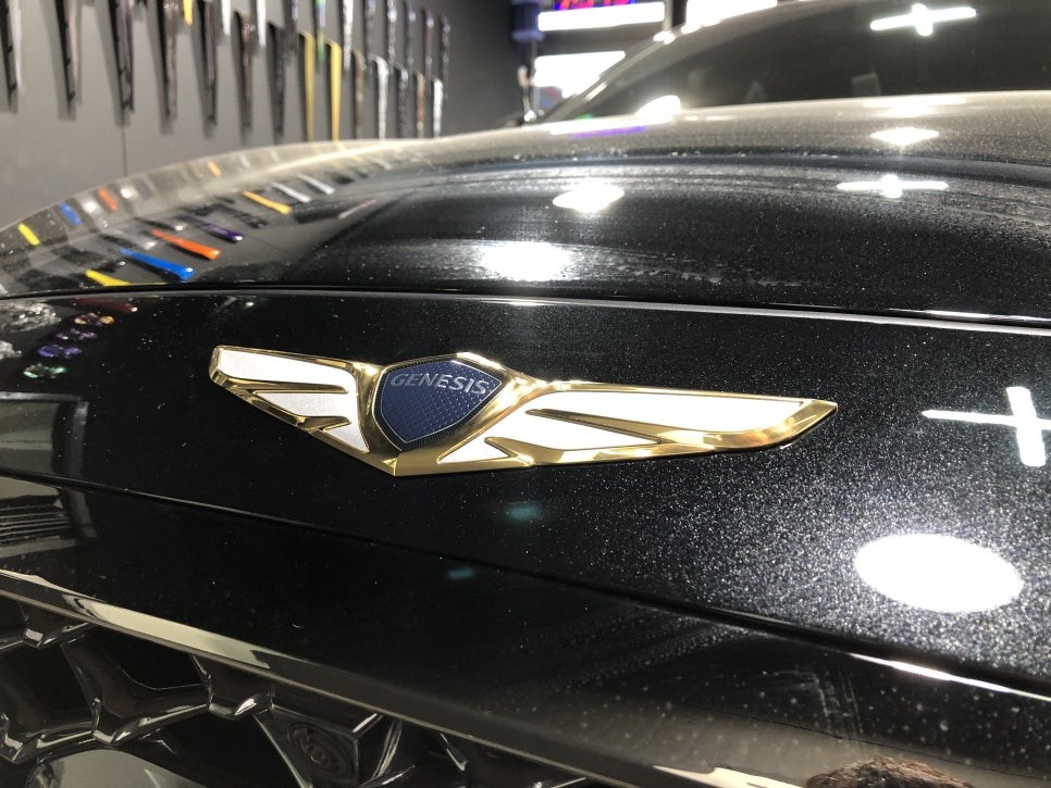 제네시스 엠블럼 금도금으로 품격을 높여드립니다.^^ / 여주,이천,경기광주,용인,강원원주