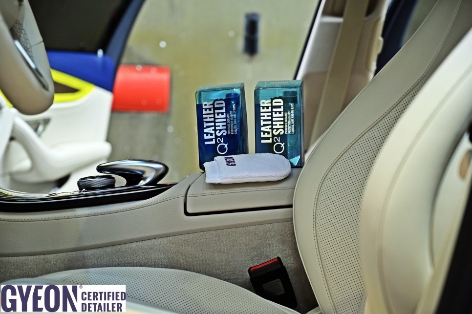 벤츠 E300e 특별한 인테리어 옵션 차량에 꼭 필요한 가죽코팅 (feat` 기온쿼츠 레더쉴드) / 수원 팔달