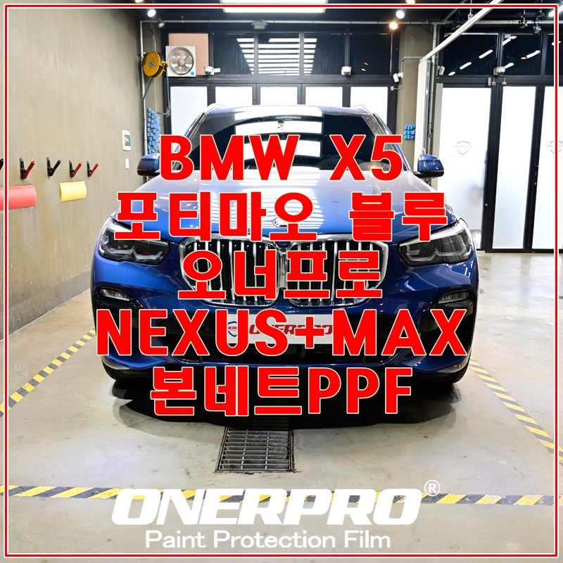 PPF 시공중 딱 한곳을 추천 한다면?  BMW X5 포티마오 블루