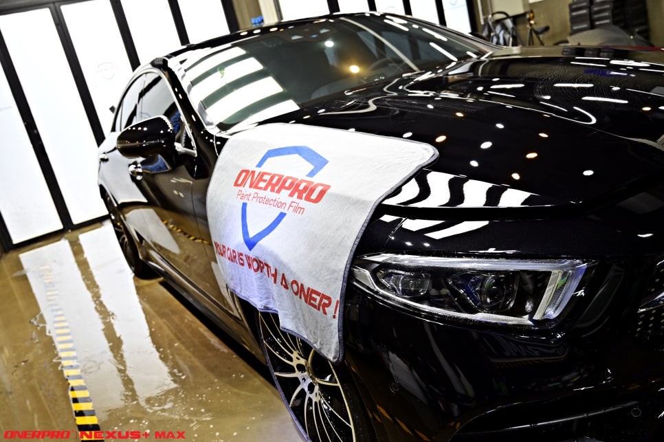 벤츠 CLS450 (C257) 블랙 차량 돌빵 스크래치 예방 부천PPF시공