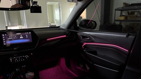 트랙스 크로스오버 엠비언트도 순정처럼 깔끔하게 시공가능합니다. / 경기 광주,용인,하남